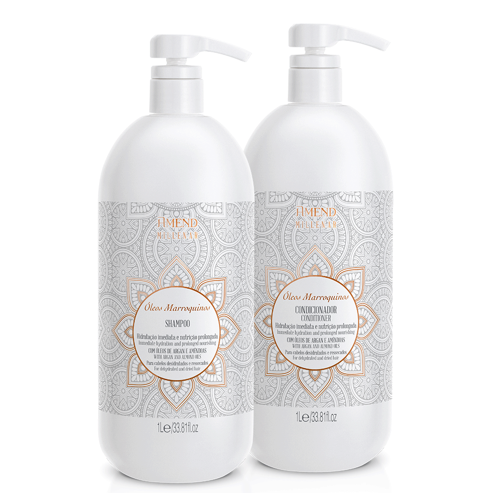 Kit Milenar Marroquinos 1L 2 Produtos